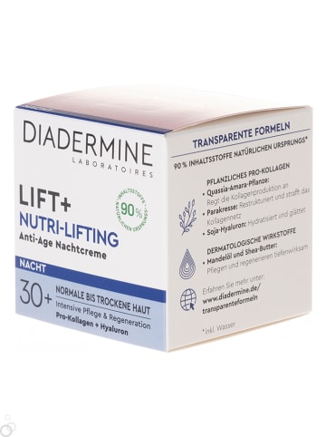 DIADERMINE 3er-Set: Nachtcreme "Lift+Nutri-Lifting", je 50 ml