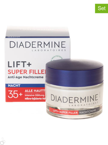 DIADERMINE Kremy na noc (3 szt.) "Lift+Super Filler" - po 50 ml