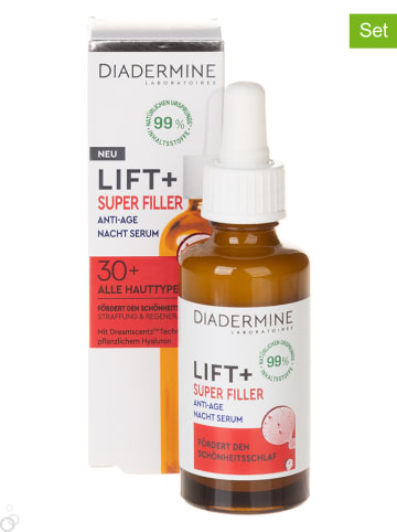 DIADERMINE Serum na noc (3 szt.) "Lift+Super Filler" - po 30 ml