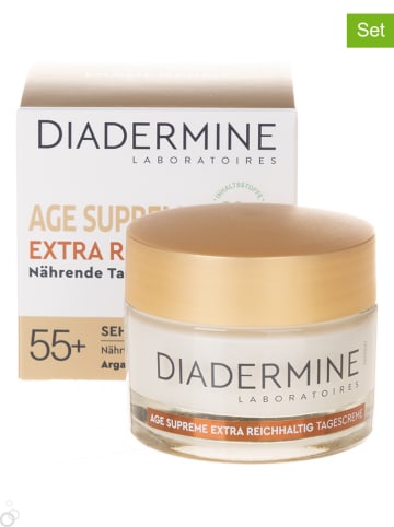 DIADERMINE 3-delige set: gezichtscrème "Extra Rich", elk 50 ml