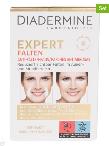 DIADERMINE 3-delige set: gezichtspads "Expert Rimpels", 3x 6 paar