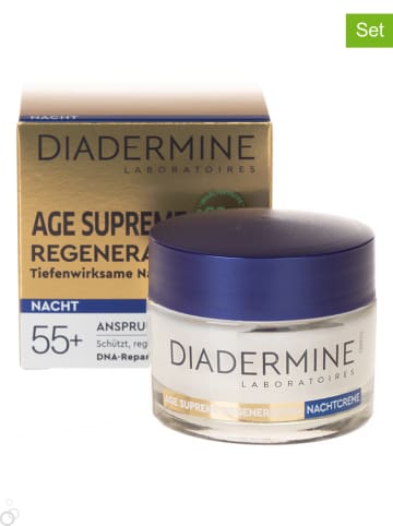 DIADERMINE Kremy na noc (3 szt.) "Regeneration" - po 50 ml