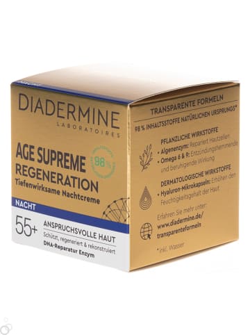 DIADERMINE 3er-Set: Nachtcreme "Regeneration", je 50 ml