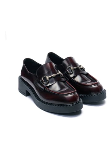 British Passport Leder-Mokassins in Bordeaux