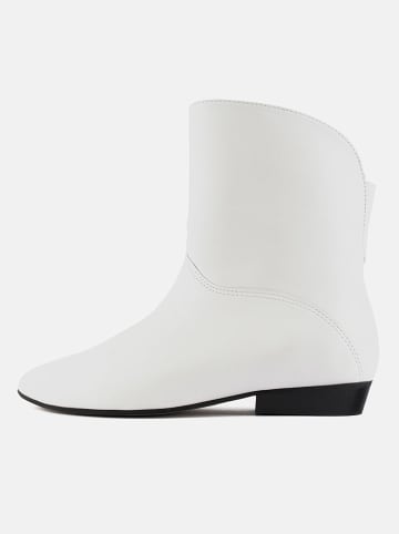 loft37 Leder-Boots "Gimme Shelter" in Weiß