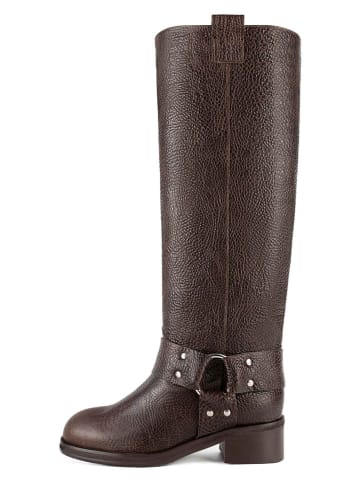 loft37 Leder-Stiefel in Braun