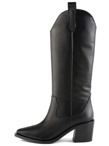 loft37 Leder-Westernstiefel "Euphoric Nights" in Schwarz