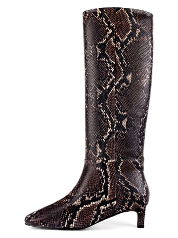 loft37 Leder-Stiefel in Braun