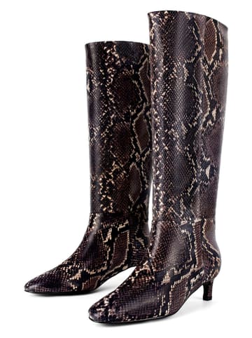 loft37 Leder-Stiefel in Braun
