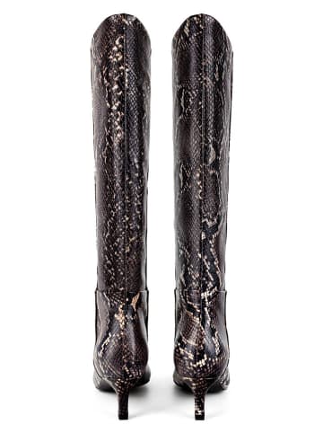 loft37 Leder-Stiefel in Braun