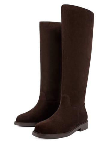 loft37 Leder-Stiefel in Braun