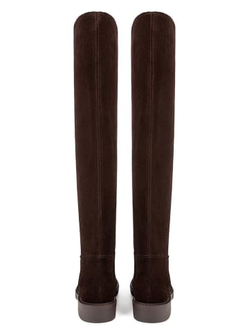 loft37 Leder-Stiefel in Braun