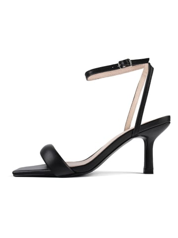 loft37 Leder-Sandaletten "Hypnotic" in Schwarz