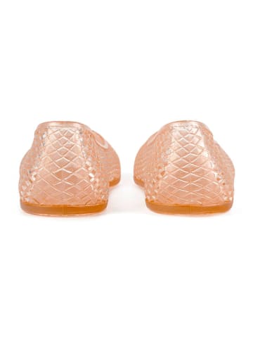 loft37 Baleriny w kolorze cielistym