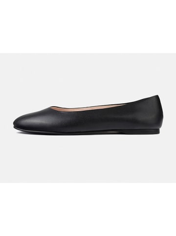 loft37 Leder-Ballerinas in Schwarz