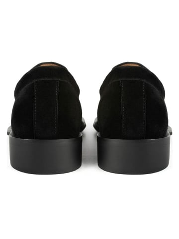 loft37 Skórzane mokasyny w kolorze czarnym