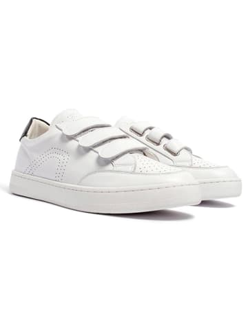 loft37 Skórzane sneakersy "Hold On" w kolorze białym