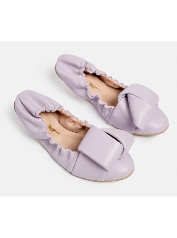 loft37 Leder-Ballerinas in Lila