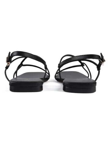 loft37 Leder-Sandalen in Schwarz
