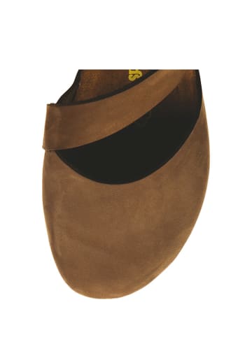 Comfortfusse Leder-Ballerinas in Sand