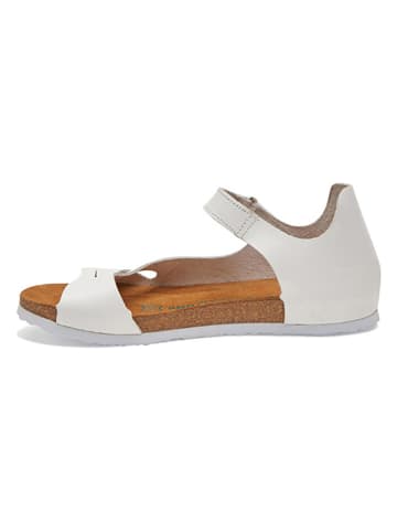 Comfortfusse Skórzane sandały w kolorze białym