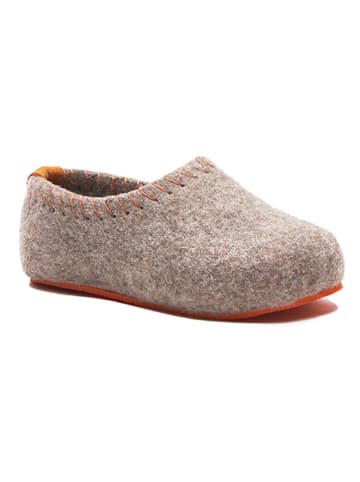 Comfortfusse Pantoffels lichtbruin