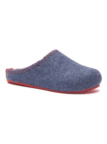 Comfortfusse Wollen pantoffels donkerblauw
