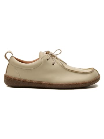 Comfortfusse Leder-Schnürschuhe "Harmony" in Beige
