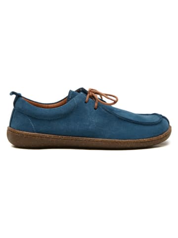Comfortfusse Leren veterschoenen "Harmony" blauw