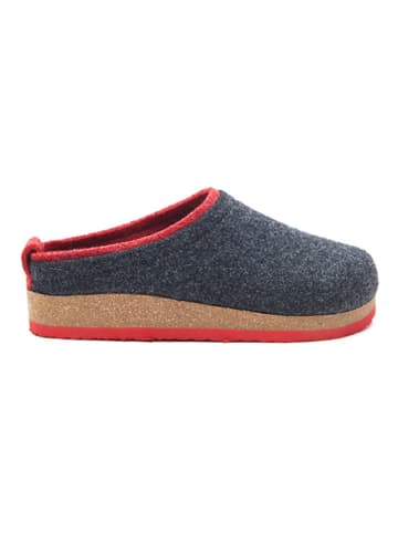 Comfortfusse Wollen pantoffels antraciet