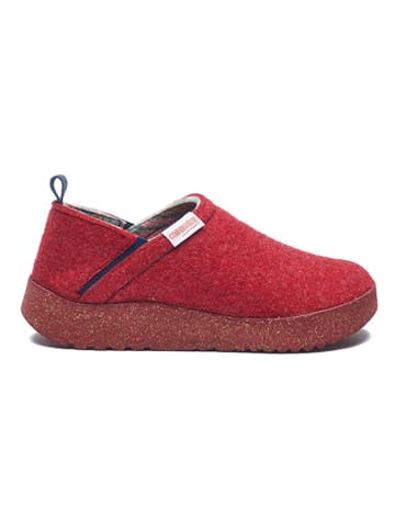 Comfortfusse Pantoffels rood