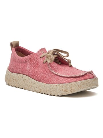 Comfortfusse Veterschoenen rood
