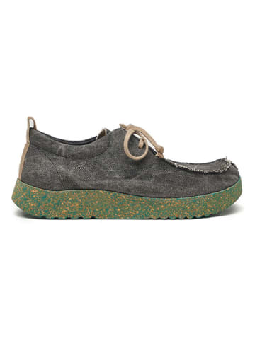 Comfortfusse Veterschoenen groen/zwart