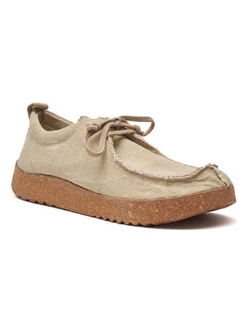 Comfortfusse Veterschoenen beige