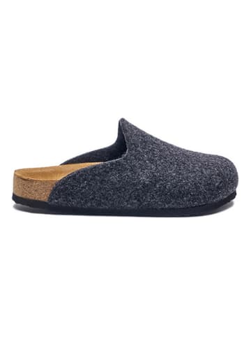 Comfortfusse Wollen pantoffels donkergrijs