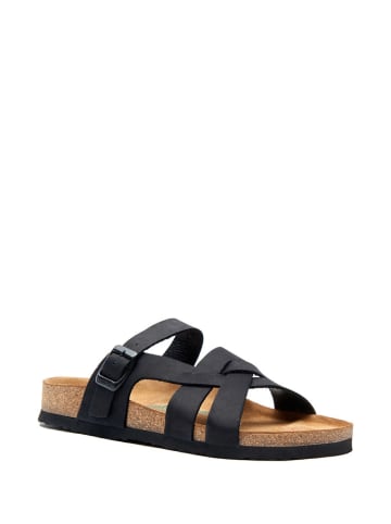 Comfortfusse Skórzane klapki w kolorze czarnym