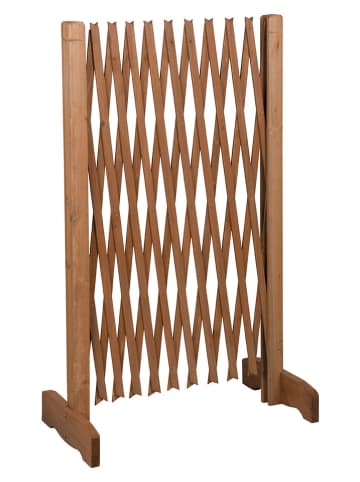 Edco Bramka zabezpieczająca w kolorze jasnobrązowym dla psów - szer. 30-117 cm