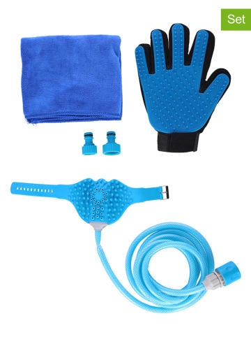 Edco 5tlg. Hundepflege-Set in Blau
