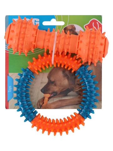 Edco 2-delige set: hondenspeelgoed meerkleurig - (B)14 cm (verrassingsproduct)