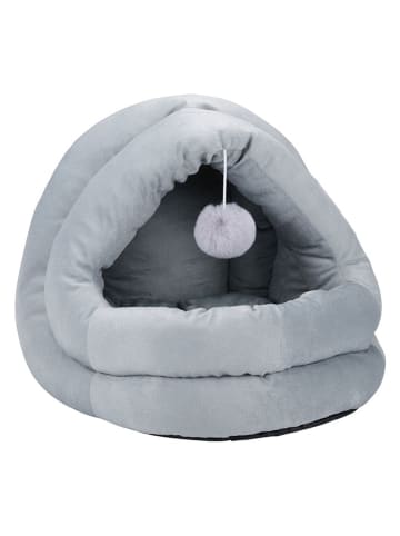 Edco Kattenhut grijs/beige - (B)42 cm (verrassingsproduct)