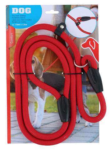 Edco 2-delige set: hondenlijnen rood/zwart - (L)150 cm - (verrassingsproduct)