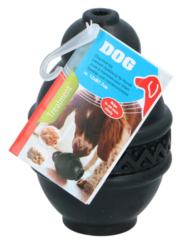 Edco Zabawka w kolorze czarnym do napełniania smakołykami - rozmiar M