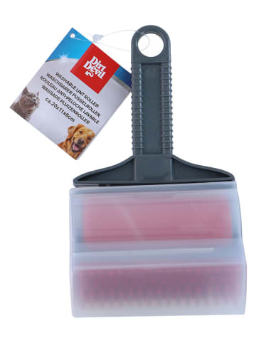 Edco Wasbare pluizenroller rood/grijs