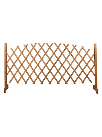 Edco Bramka zabezpieczająca w kolorze jasnobrązowym dla psów - szer. 77 cm