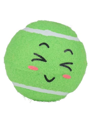 Edco 4-delige set: hondentennisballen meerkleurig - Ø 6.5 cm