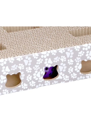 Edco Drapak w kolorze beżowym dla kota - 24,5 x 34,5 cm