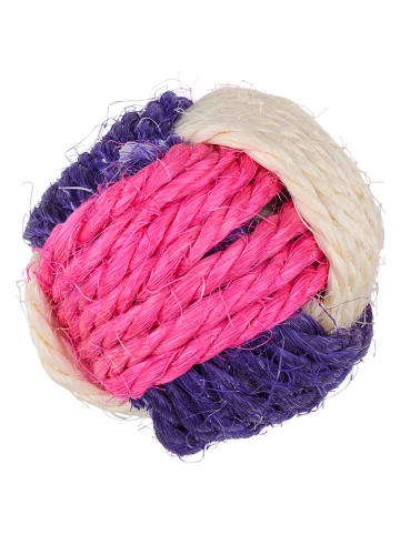 Edco Katzenball in Lila/ Pink - Ø 6,5 cm