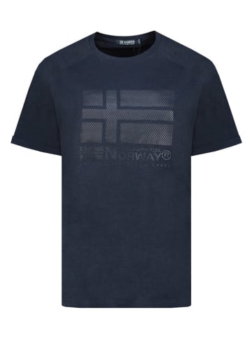 Geographical Norway Shirt in Dunkelblau