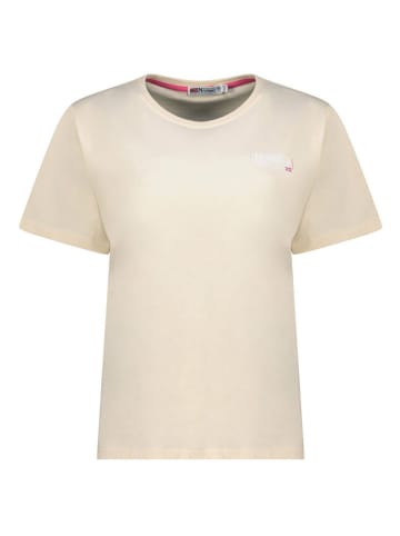 Geographical Norway Koszulka w kolorze beżowym