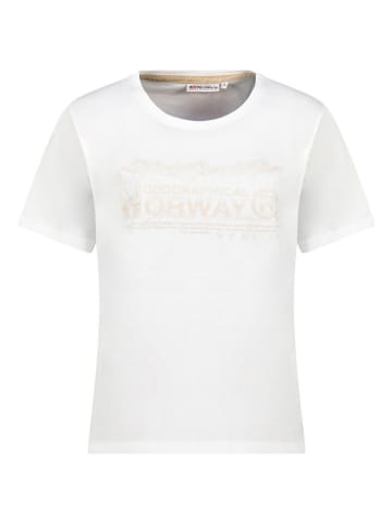 Geographical Norway Koszulka w kolorze białym